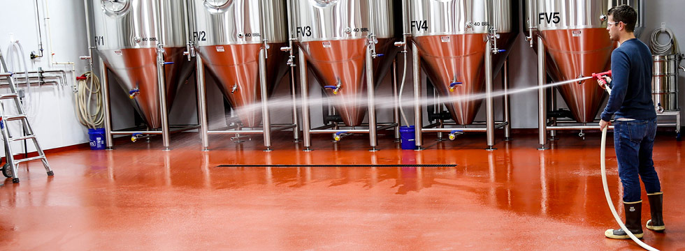 Pale Fire Brewing Company Floor Cleaning