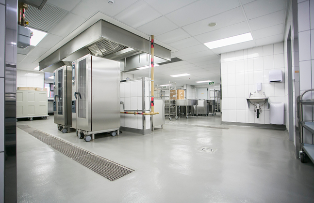 Modern Hospitals Coat Kitchens with Flowfresh Flooring