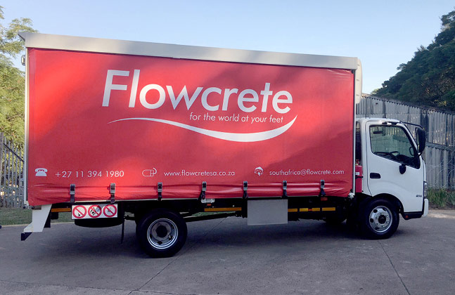 Flowcrete South Africa's New Four-Ton Truck