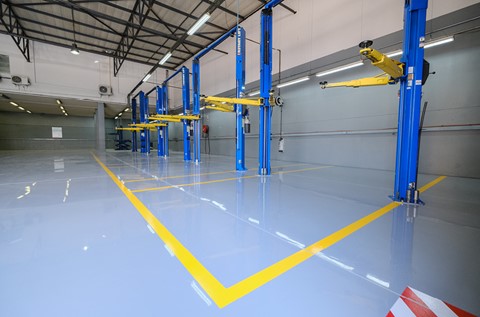 Aurinia Ford Dealership Chooses Flowcrete Flooring