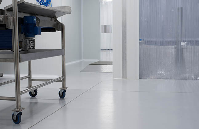 Hygienic flooring at The Retort Food Company (Refco) 